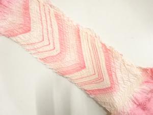 正絹　絞り　帯揚げ